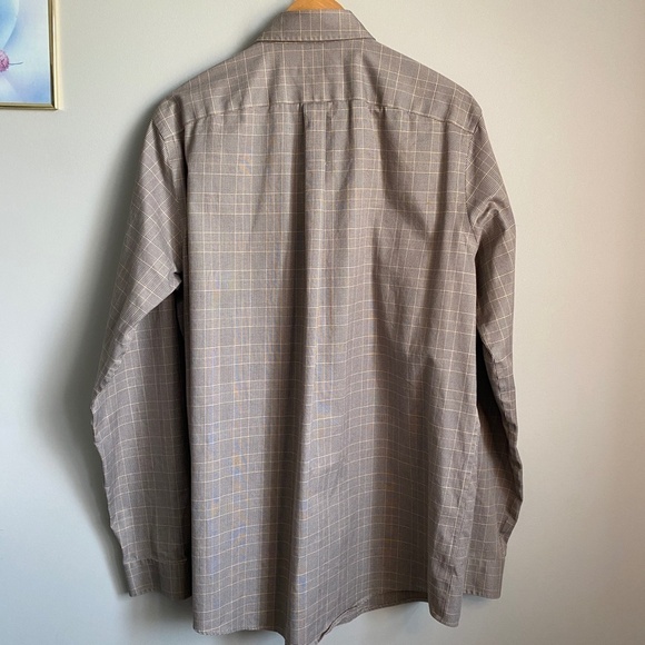 Eddie Bauer Beige/Tan‎ Men's Classic Fit Long Sleeve Button Up Shirt Size TXL - Picture 5 of 13